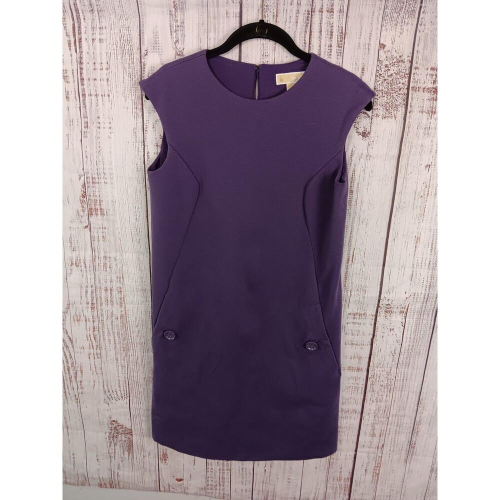 Michael Kors Dress  Women’s S/P Purple  Crew Neck Workwear Polyester Blend